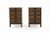 Stacked Bedside Tables in Special Walnut With Burl Wood - a Pair For Sale - Image 4 of 9