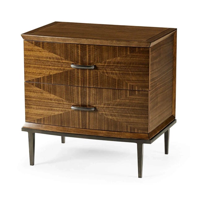 Mid Century Style Walnut Nightstand For Sale - Image 11 of 11