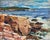 Edmund Jordan (American / Pennsylvania, 20th century) colorful impressionist oil painting on board depicting a summer day...