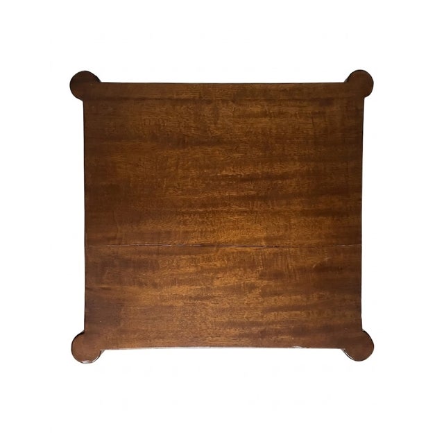 Traditional Late 19th Century Sheraton Style Mahogany Two-Drawer Side Table For Sale - Image 3 of 11