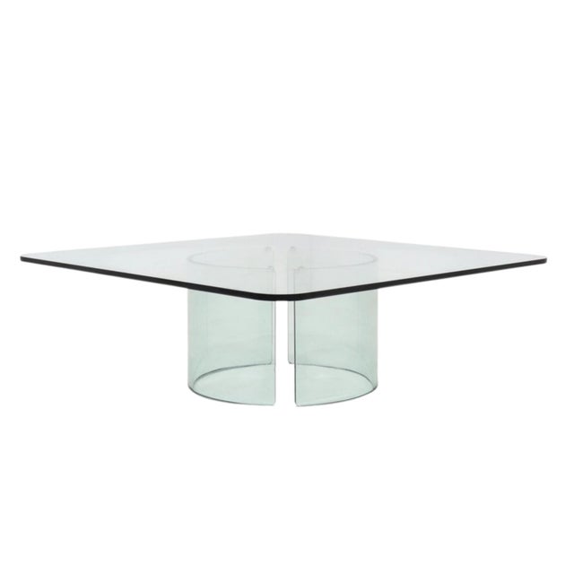 The Art of Transparency: 1970s Vintage Gallotti & Radice Coffee Table Elevate your living space with a masterclass in mid-...