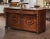 19th Century French Louis XIII Carved Oak Buffet With Parquetry Top For Sale - Image 9 of 12
