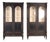 Hand-Painted Pine Display Cabinets, 1880, Set of 2 For Sale