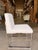 Contemporary Phillips Collection White Dining Chair With Stainless Steel Legs For Sale - Image 3 of 5