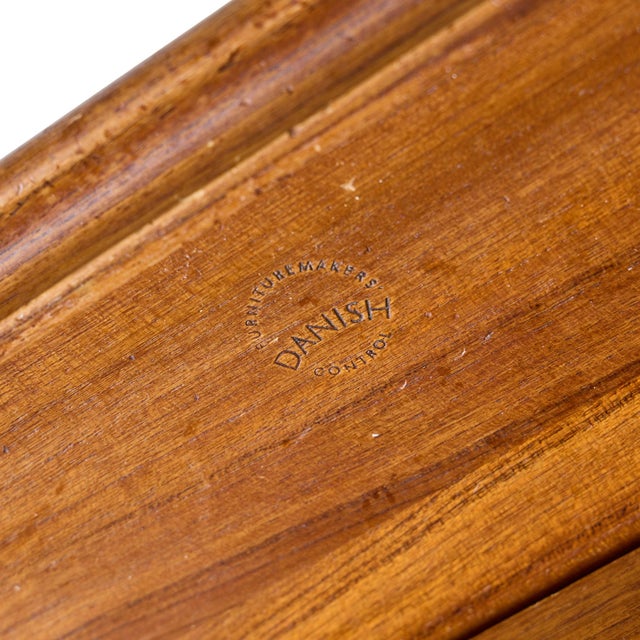 Arne Wahl Iversen for Vinde Møbelfabrik Model 67 Mid Century Teak Lectern Desk For Sale - Image 12 of 12