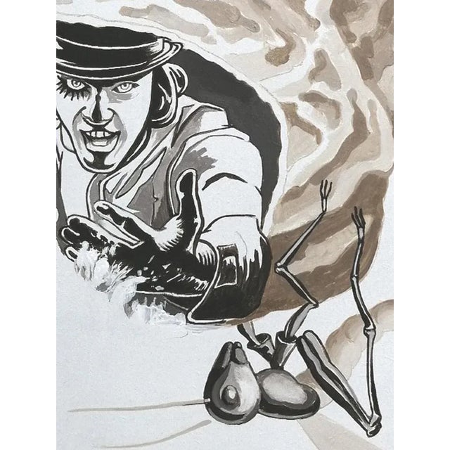 Pierre jacob - clockwork peanut technical : acrylic paint on wood support, thickness = 6mm dimensions: 40 x 30 cm 2020 :...