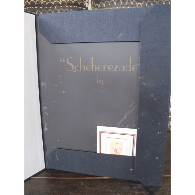 Erte Romain De Tirtoff Scheherzade Suite Art Deco Signed Serigraph Set of 4 For Sale - Image 18 of 18