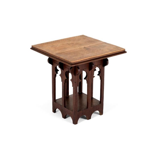 Aesthetic Movement Red Walnut Side Table For Sale - Image 13 of 13