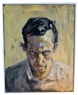 Peter Bowen, Tom Ward-Thomas Portrait, Oil on Canvas