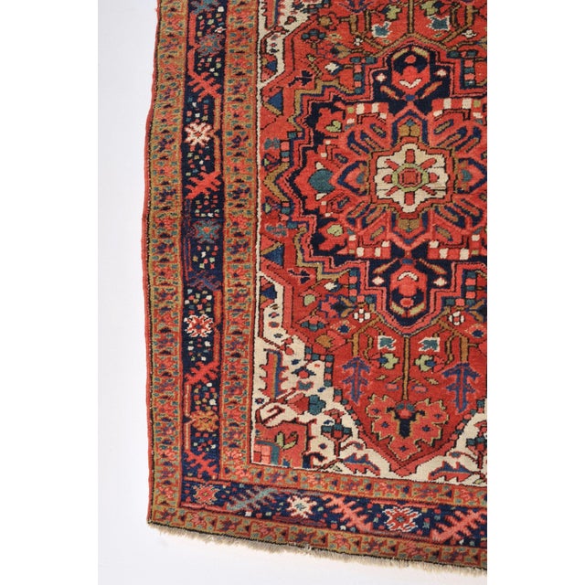 Vintage Mona Rug , 3.6 x 4.3 For Sale In Milwaukee - Image 6 of 9