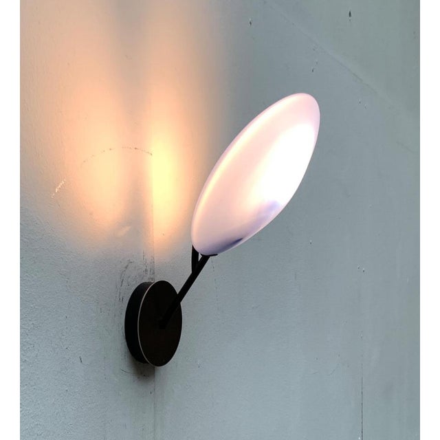 Postmodern Postmodern German Glass Wall Lamp from Hillebrand Lighting, 1990s For Sale - Image 3 of 18