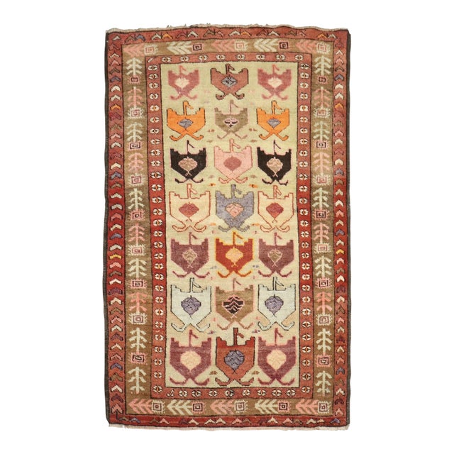 Early 20th Century Russian Caucasus Dagestan Rug - 2'8" x 4'3" For Sale