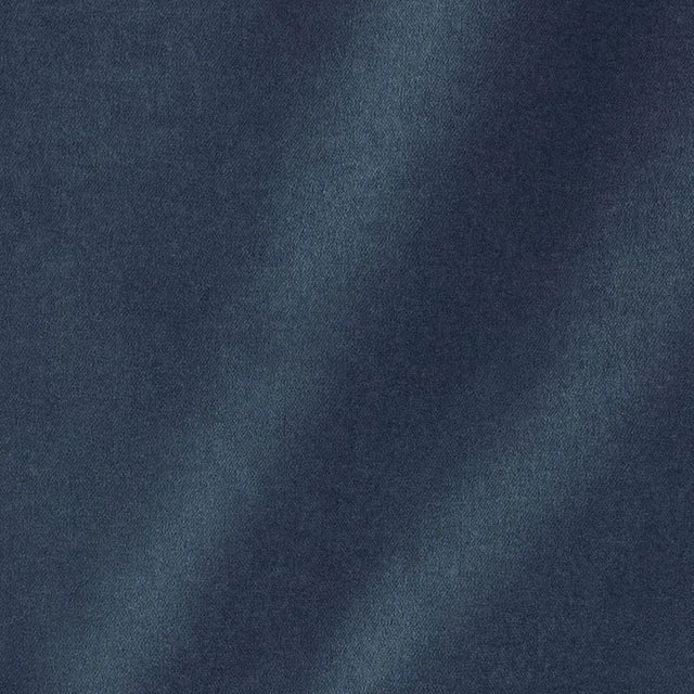 Sample - Schumacher Rocky Performance Velvet Fabric in Cadet For Sale