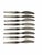 Bring sleek Scandinavian sophistication to your table settings with this beautiful set of eight (8) vintage...