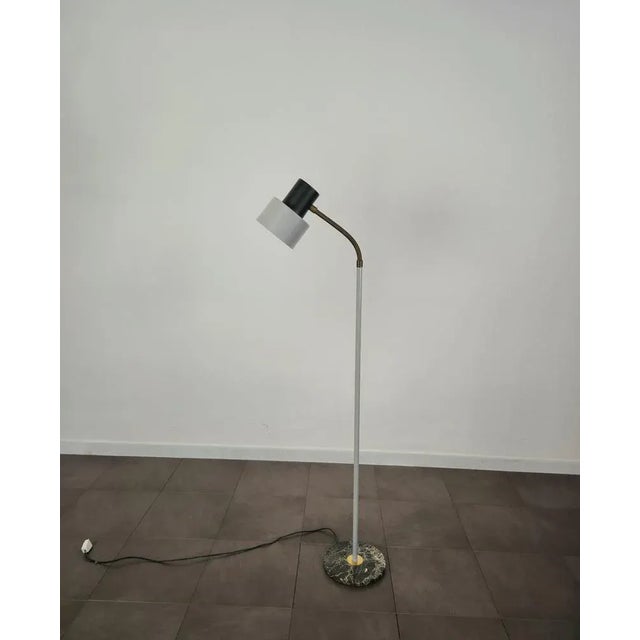 1950s Italian Floor Lamp in Brass Aluminum from Stilux Milano, 1950s For Sale - Image 5 of 13