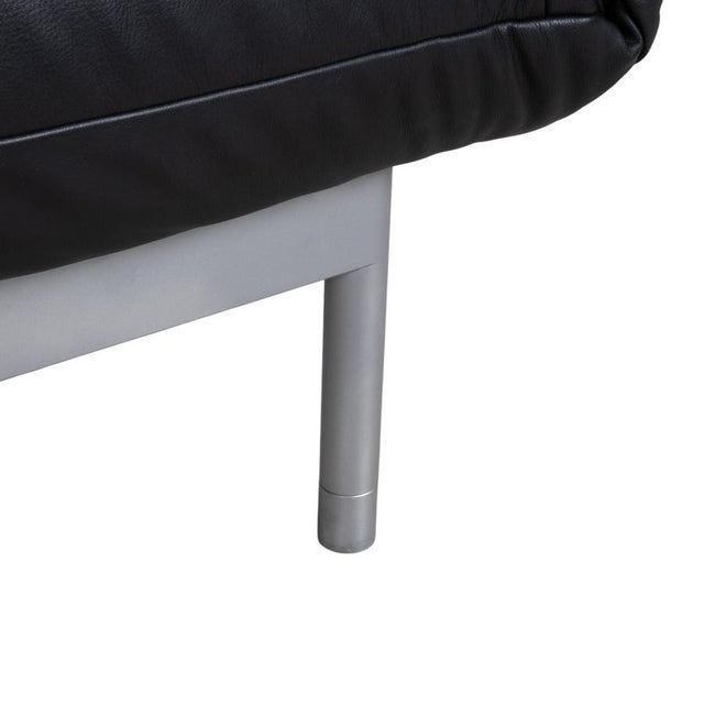 Animal Skin Leather Plura Two-Seater Sofa witn Manual Function from Rolf Benz For Sale - Image 7 of 15