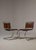Pair of Mies Van Der Rohe for Knoll 256cs MR Armless Side Chairs, manufactured in 1978. In good overall vintage condition...
