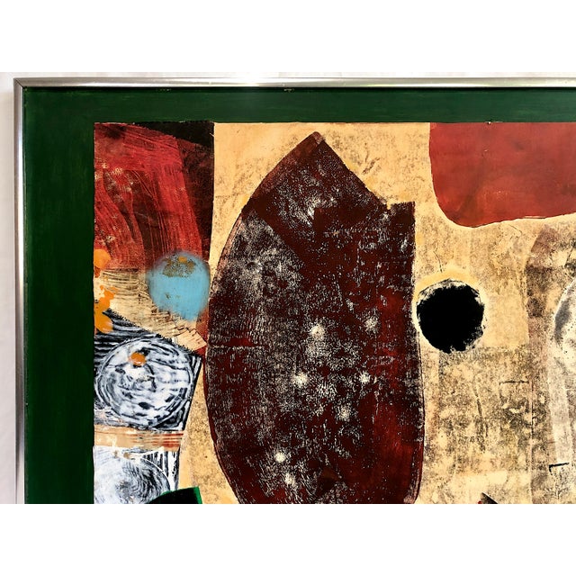 On offer is a late Mid-century Modern abstraction titled “Aegean” created by S. Martin. The Aegean Sea region is rich with...
