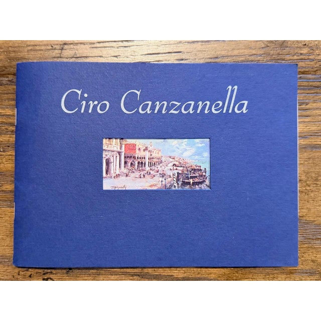Original Ciro Canzanella Oil Painting "Ponte Di Rialto" 42x57 For Sale In New York - Image 6 of 16