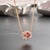 1990s Natural Tourmaline Diamond Pendant Necklace 18" 14k YG 1.52 TCW Certified For Sale - Image 12 of 13