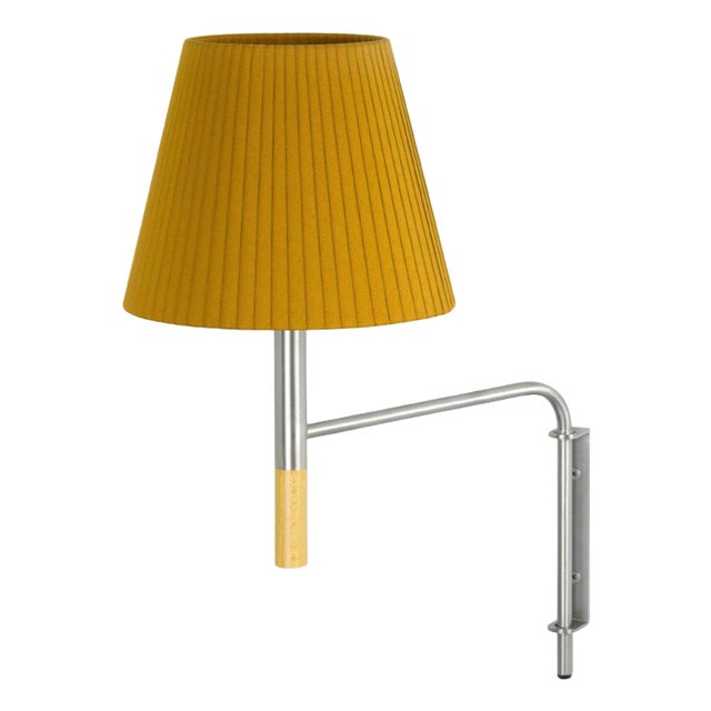 Mustard BC1 Wall Lamp by Santa & Cole For Sale