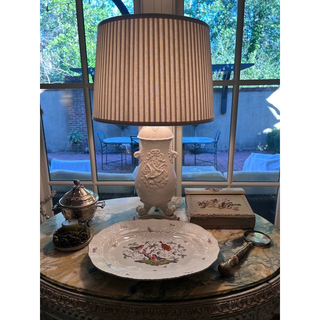 White 1940s Herend Rothschild Bird Multi-Color Platter For Sale - Image 8 of 10