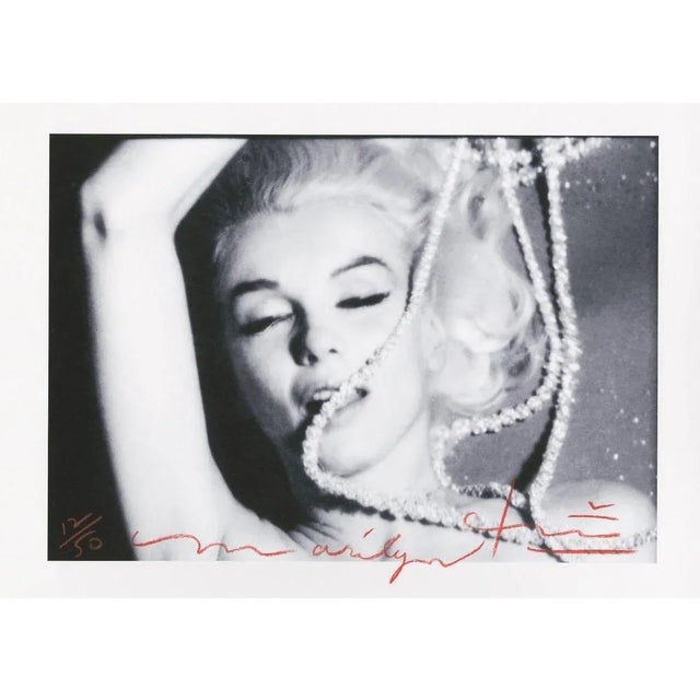 Bert Stern, Marilyn Monroe The Last Sitting Pearls 3, 2011, Black & White Photograph For Sale - Image 3 of 6