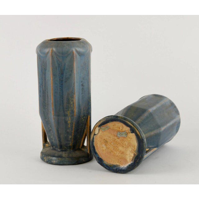 Art Deco Stoneware Vase with Crystallization from Fourmaintraux Delassus, Desvres, 1920s For Sale - Image 3 of 5