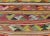 Red Mid 20th Century Vintage Turkish Hand Woven Embroidery With Bright & Colorful Tribal Motif Design For Sale - Image 8 of 12