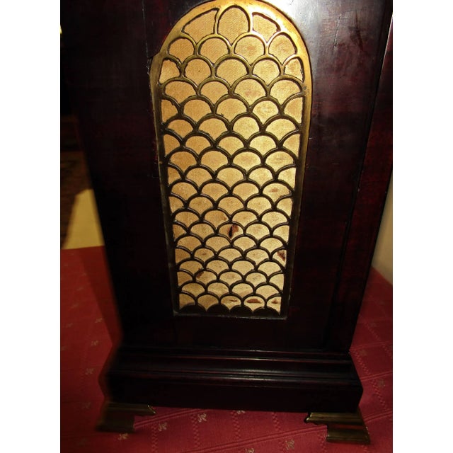 Early 19th century Regency English Mahogany Bracket Clock For Sale In Savannah - Image 6 of 11