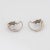 Elegant pair of Cathy Waterman small diamond star earrings crafted in 900 platinum and 14k white gold. Fourteen round...