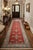 Mid-Century Modern Fine Quality Handwoven Vintage Kilim Runner – Geometric Tribal Motifs -3' X 10' 6'' For Sale - Image 3 of 13