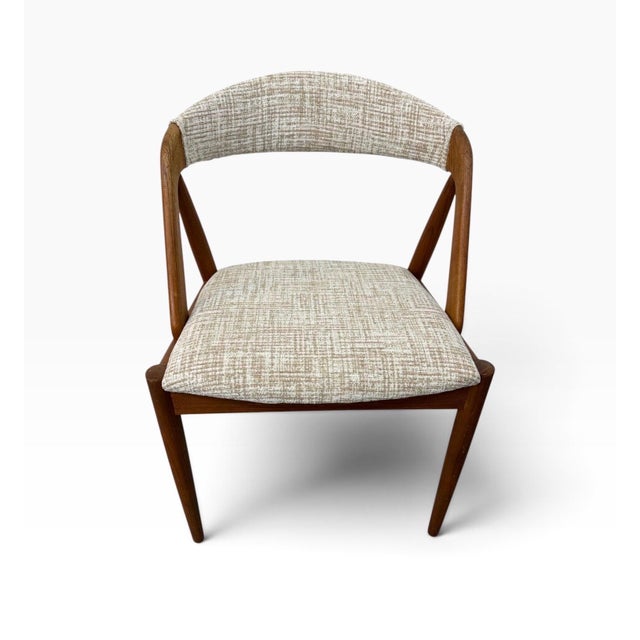 1960s Mid-Century Danish Modern Kai Kristiansen Model 31 Teak Dining Chairs - Set of 2 For Sale - Image 5 of 7