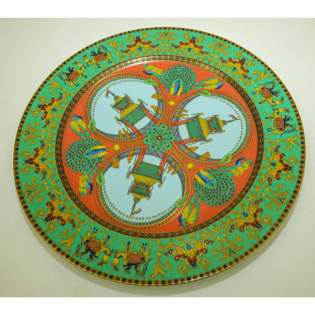 Gianni Versace for Rosenthal Le Voyage De Marco Polo Porcelain Plate For Sale - Image 10 of 12