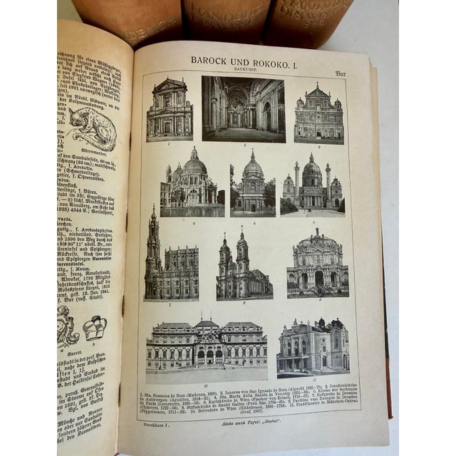 1926 German Brockhaus Handbuch Des Wissens Encyclopedia Books, Complete Set of 4 For Sale - Image 12 of 14
