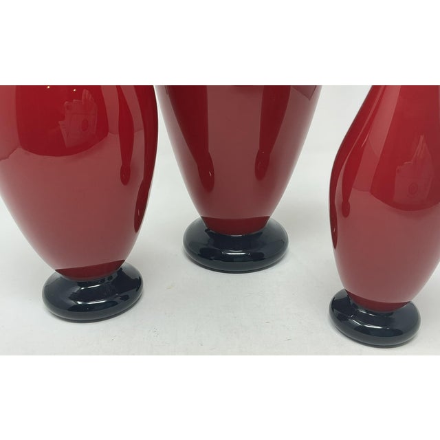 Late 20th Century Donald Carson Art Glass Trio For Sale - Image 5 of 7