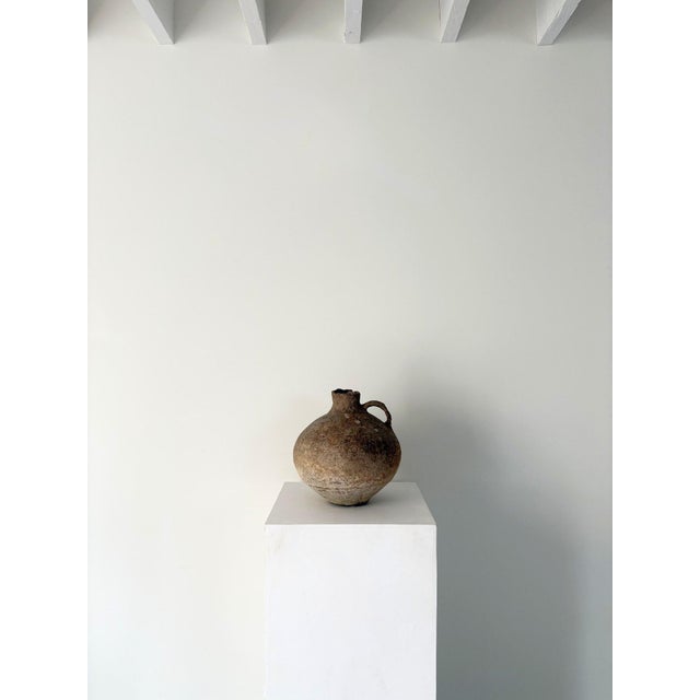 Beige Middle Eastern Clay Vessel For Sale - Image 8 of 8