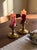 Gothic Vintage Metal Candlestick Pair For Sale - Image 3 of 10