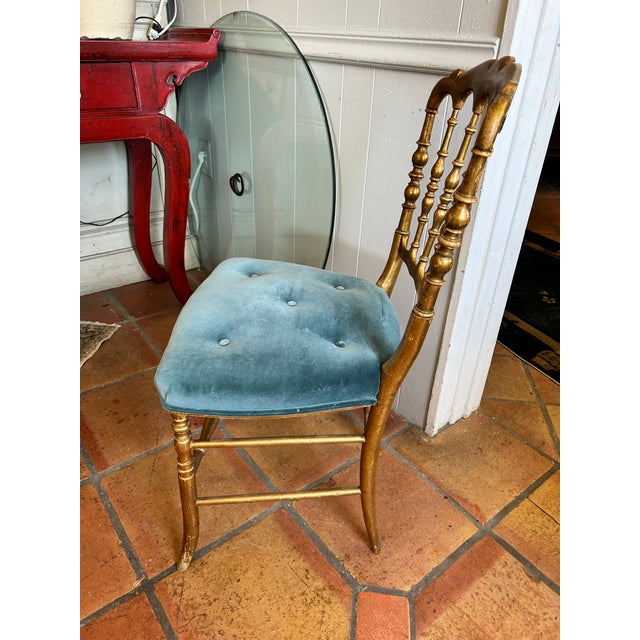 1950s Vintage Small Italian Chiavari Chair For Sale - Image 5 of 11