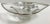 Art Nouveau 1960's Silver Overlay Glass Divided Candy Dish For Sale - Image 3 of 8