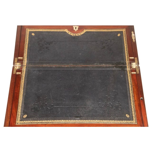 Wood Victorian Teak and Brass Campaign Bookshelves, Army & Navy Store, "The Portable Library" For Sale - Image 7 of 7