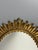 Mid-Century Hollywood Regency Spanish Gilt Metal Sunburst Mirror, 1950s For Sale - Image 16 of 18