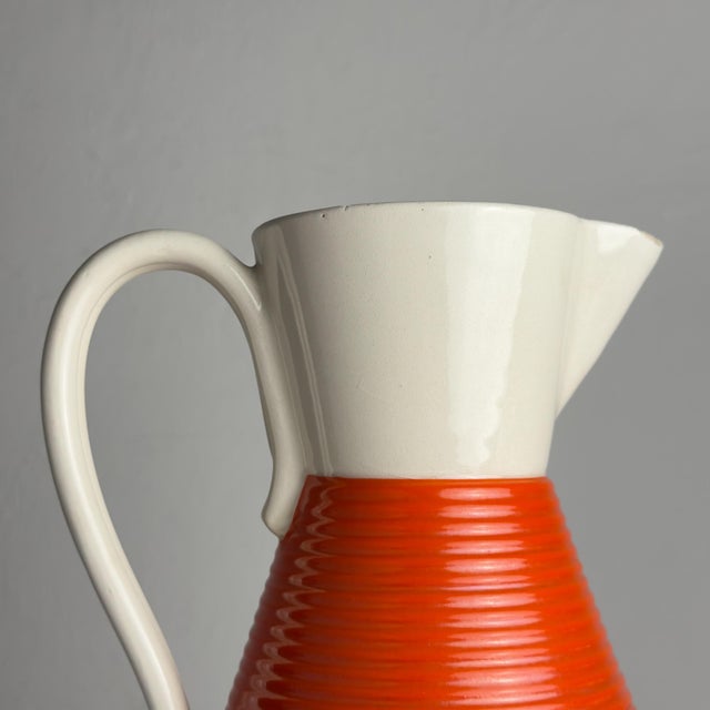 Vintage Water Set from Ceramiche Rometti Umbertide, Italy, 1930s, Set of 6 For Sale - Image 10 of 18