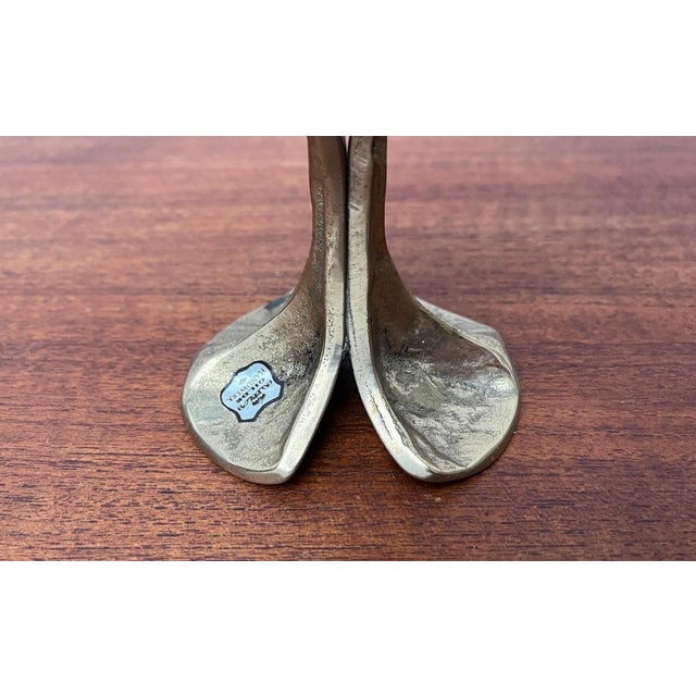 Mid-Century Modern Mid-Century German Bronze Ornamental Oil Lamp from Gilde, 1960s For Sale - Image 3 of 15