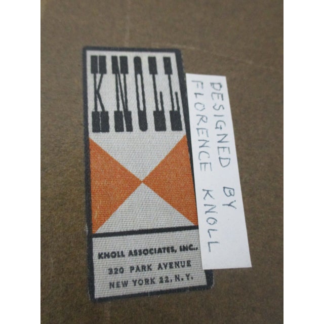 Metal Early Knoll T Angle Side Table by Florence Knoll For Sale - Image 7 of 8