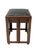 1920s Art Deco Amsterdamse School Stool with Adjustable Leather Seat, 1920s For Sale - Image 5 of 14