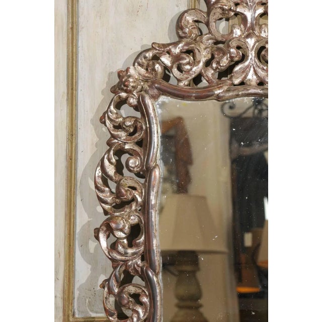 Early 20th Century Early 20th Century Ornately Carved Italian Mirror For Sale - Image 5 of 10
