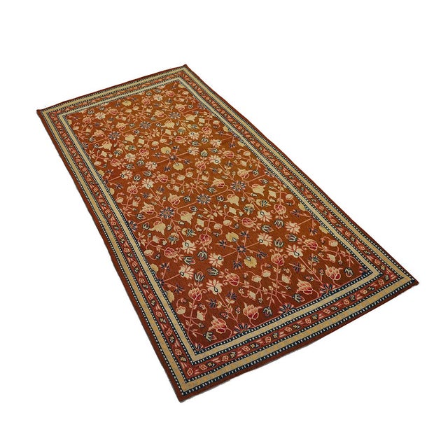 Bring warmth, character, and timeless elegance to your home with this beautifully handwoven Bessarabian‑style kilim from...