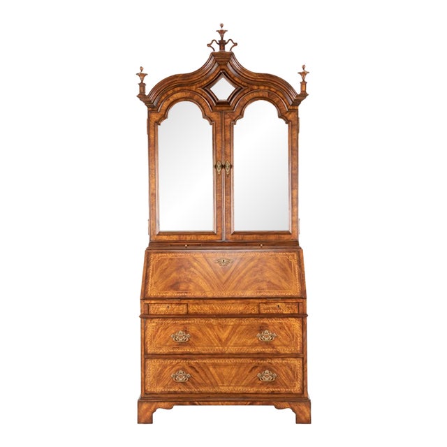 Jonathan Charles Queen Anne Style Bureau Secretary For Sale