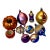 Vintage European Mercury Glass Ornaments - Set of 10 For Sale